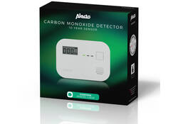 Koolmonoxidemelder Alecto 10 jaar sensor en display COA3910 wit