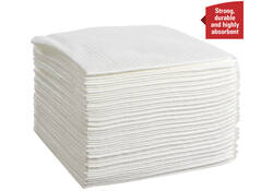 Poetsdoek WypAll X80 PowerClean 305x317mm 4x50vel wit 8388