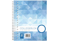 Collegeblok WORK A5 lijn 17-gaats 80vel 70gr