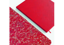 Notitieboek de KEMPEN Poppy 171x220mm lijn 192 pagina's 90gr rood