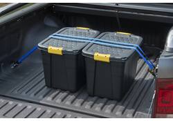 Opbergbox Bankers Box 60L met handgrepen robuust zwart