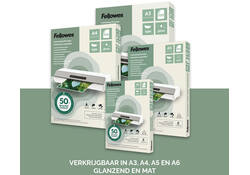Lamineerhoes Fellowes A3 light 50% gerecycled glans 100stuks