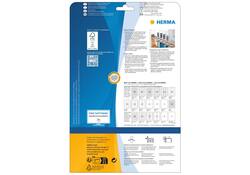 Etiket HERMA Power 10913 38.1x21.2mm wit 1625 stuks