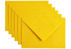 Envelop Papicolor C6 114x162mm dottergeel