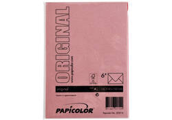 Envelop Papicolor C6 114x162mm rood