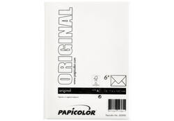 Envelop Papicolor C6 114x162mm hagelwit