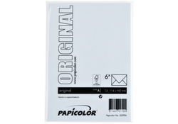 Envelop Papicolor C6 114x162mm babyblauw