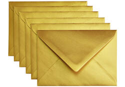 Envelop Papicolor C6 114x162mm metallic goud