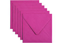 Envelop Papicolor 140x140mm felroze