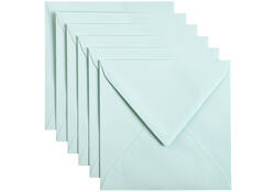 Envelop Papicolor 140x140mm zeegroen