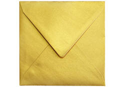 Envelop Papicolor 140x140mm metallic goud