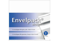 Envelop Papyrus Envelpack Design C6 114x162mm wit 894406