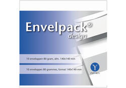 Envelop Papyrus Envelpack Design vierkant 140x140mm wit 894416