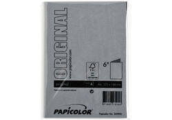 Correspondentiekaart Papicolor dubbel 105x148mm ravenzwart pak à 6 stuks