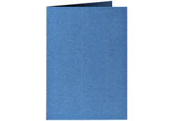 Correspondentiekaart Papicolor dubbel 105x148mm donkerblauw pak à 6 stuks