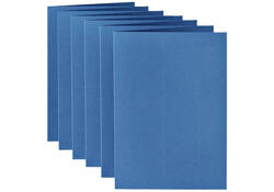 Correspondentiekaart Papicolor dubbel 105x148mm donkerblauw pak à 6 stuks