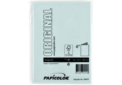 Correspondentiekaart Papicolor dubbel 105x148mm zeegroen pak à 6 stuks