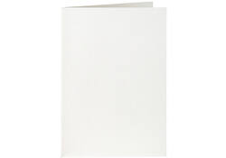 Correspondentiekaart Papicolor dubbel 105x148mm hagelwit pak à 6 stuks