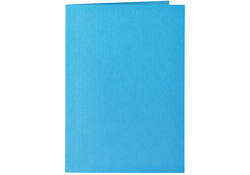 Correspondentiekaart Papicolor dubbel 105x148mm hemelsblauw pak à 6 stuks