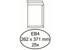 Envelop Hermes akte EB4 262x371mm zelfklevend wit pak à 25 stuks