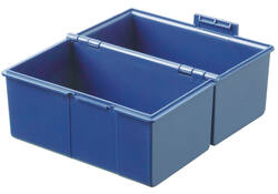 Kaartenbak Han breed A7 kunststof blauw