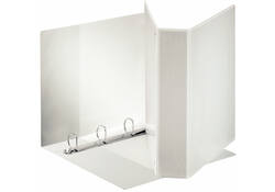 Presentatieringband Esselte panorama A4 maxi 4-rings D-mechaniek 86mm wit