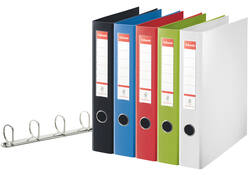 Ringband Esselte Standaard maxi 30% gerecycled D-mechaniek 60mm PP
