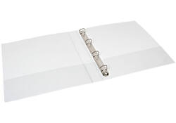 Presentatieringband Quantore A4 4-rings D-mech 15mm wit