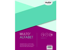 Tabbladen Multo A4 23-gaats 20-delig A-Z grijs