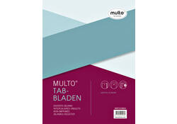 Tabbladen Multo economy A4 23-gaats 5-delig assorti