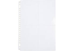 Fototas Multo A4 23-gaats 4-vaks 10X15cm PP transparant 10 stuks