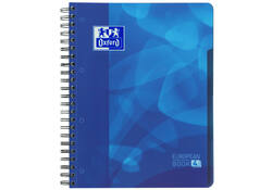 Projectboek Oxford School A4+ lijn 4-gaats 240 pagina's 80gr blauw