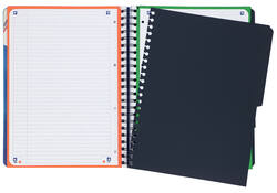Projectboek Oxford School A4+ lijn 4-gaats 240 pagina's 80gr blauw