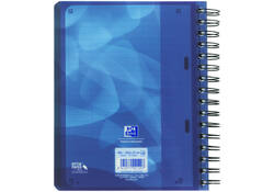 Projectboek Oxford School A5+ lijn 6-gaats 240 pagina's 80gr blauw