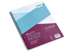 Collegedictaat Multo A4 ruit 5x5mm 23-gaats 160 pagina's 80gr wit