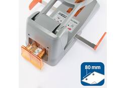 Perforator Rapid Supreme HDC150/2 heavy duty 2-gaats 150 vel zilver/oranje