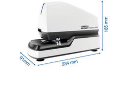 Nietmachine Rapid Optima 70 elektrisch contactloos 70 vel zwart/zilver