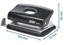 Perforator Rapid Fashion FC10 mini 10 vel zwart