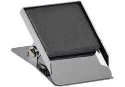 Papierklem MAUL magnetisch vierkant 40mm capaciteit 25mm zilver