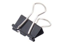 Papierklem MAUL 213 foldback 13mm capaciteit 4mm zwart