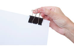 Papierklem MAUL 213 foldback 50mm capaciteit 20mm zwart