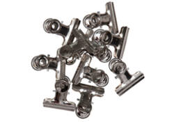 Papierklem MAUL Bulldog 30mm capaciteit 10mm zilver