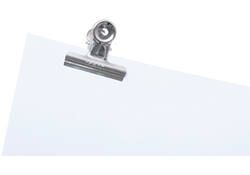 Papierklem MAUL Bulldog 50mm capaciteit 20mm zilver
