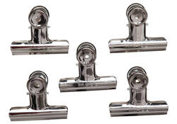 Papierklem MAUL Bulldog 70mm capaciteit 40mm zilver
