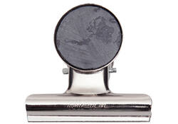 Papierklem MAUL Bulldog met magneet 52mm capaciteit 20mm zilver