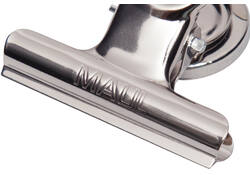 Papierklem MAUL Bulldog met magneet 52mm capaciteit 20mm zilver