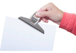 Papierklem MAUL Pro 125mm capaciteit 30mm zilver