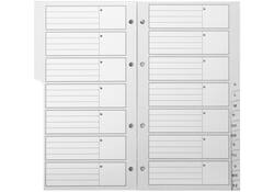 Telefoonalbum Kangaro 215x130mm A-Z 4-rings zwart