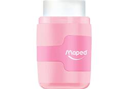Puntenslijper Maped Connect 2gaats met gum display á 20 stuks pastel assorti