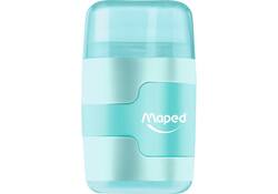 Puntenslijper Maped Connect 2gaats met gum display á 20 stuks pastel assorti
